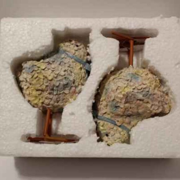 Set of 2 Floral Chicks with Ribbon Accent by Valerie New from QVC - Picture 5 of 6